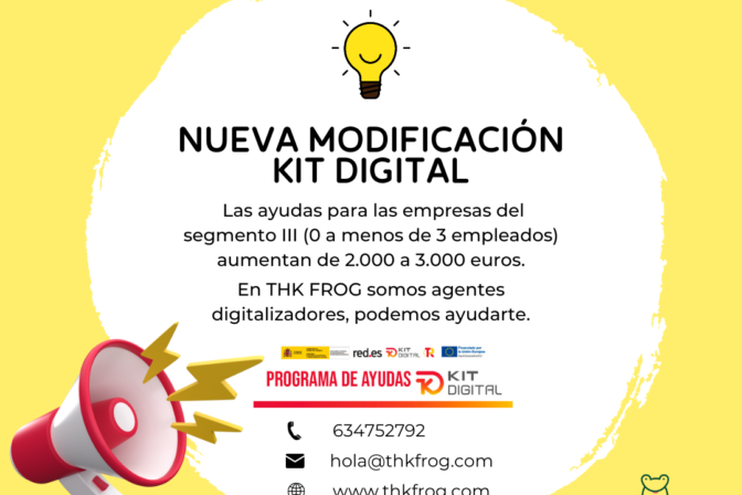 Aumenta la ayuda del Programa Kit Digital para el segmento III