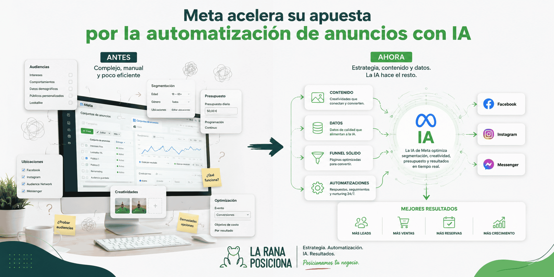 Meta acelera su apuesta por la automatización de anuncios con IA